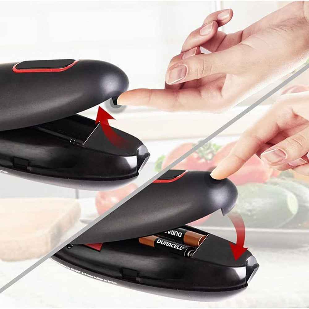 Electric Can Opener Automatic Jar Bottle Can Machine One Touch Portable Kitchen Hand Free Opening Opener Tool Gadgets Everware Hub