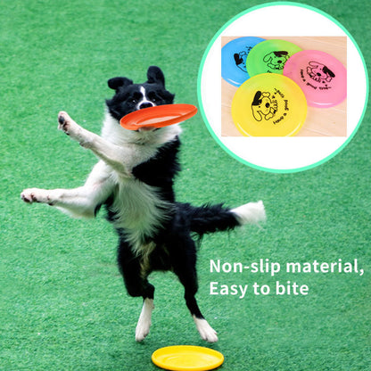 Silicone Flying Saucer Toy for Dogs & Cats – Chew-Resistant, Interactive Pet Training Disc Everware Hub