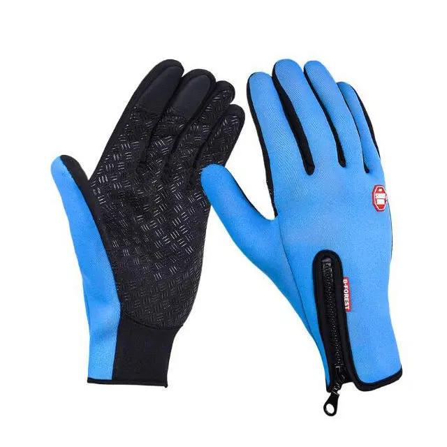 Winter Touchscreen Motorcycle Gloves – Waterproof, Windproof, Fleece-Lined Sports Riding Gloves Everware Hub