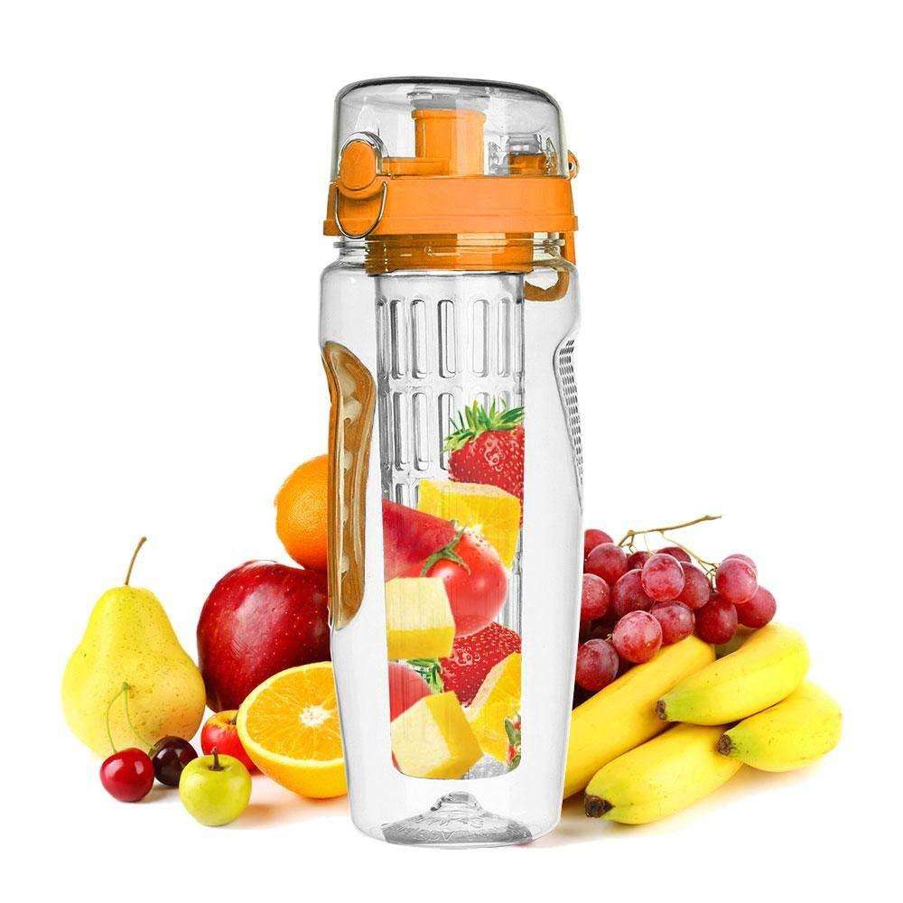 32oz Fruit Infuser Water Bottle – BPA-Free Drink Bottle