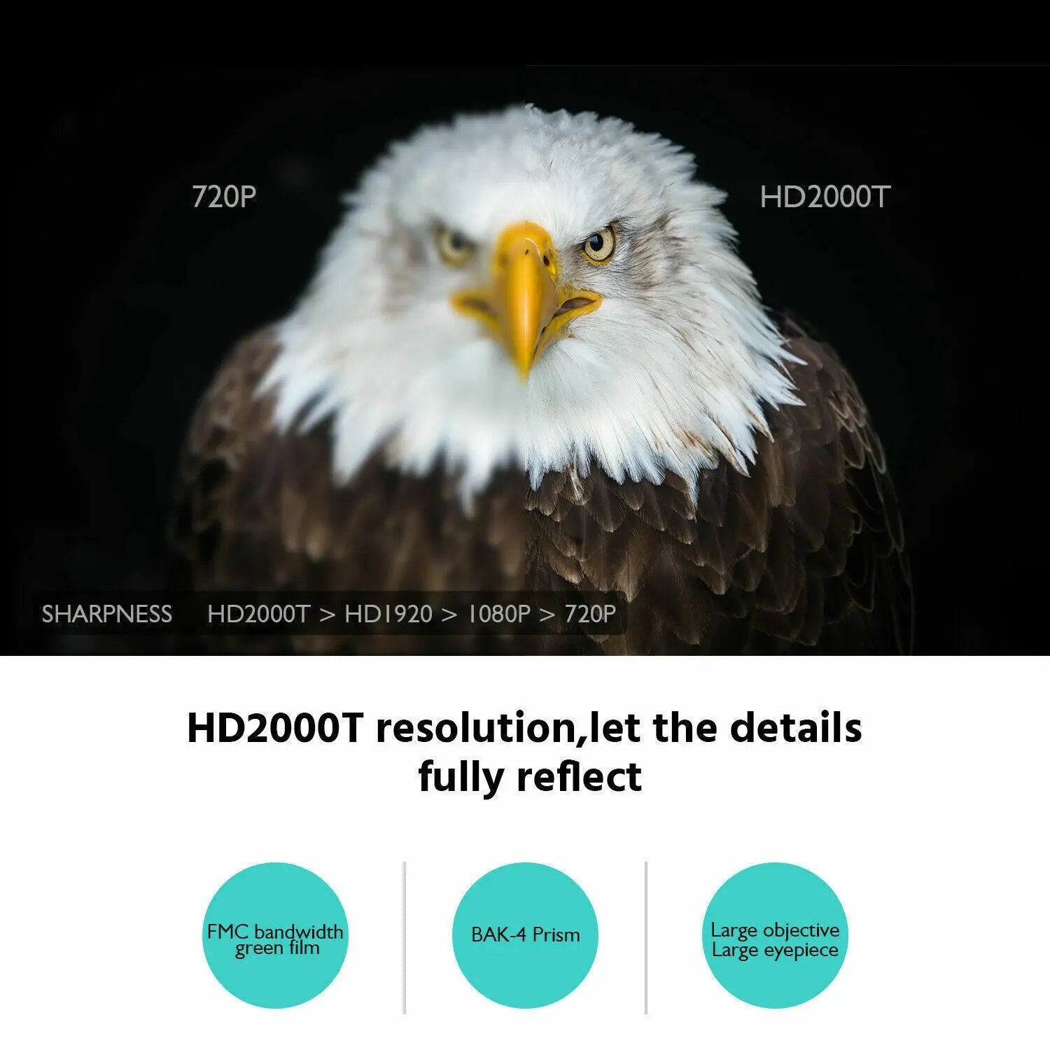 40x60 HD Monocular Telescope – Day/Night Vision Waterproof Everware Hub