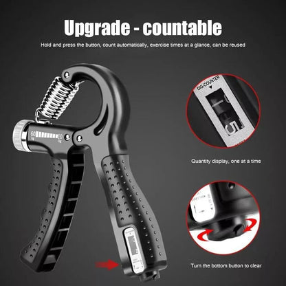 Adjustable Hand Grip Strength Trainer – Pro Fitness Gripper Everware Hub