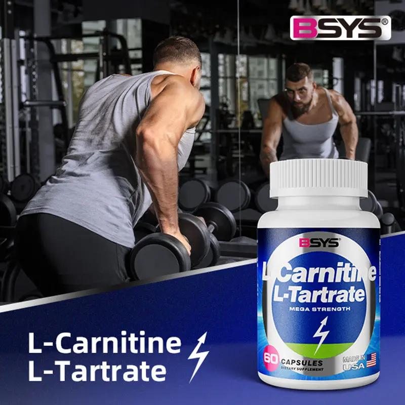 BSYS L-Carnitine L-Tartrate 60 Capsules – Energy, Metabolism & Workout Recovery Support Everware Hub