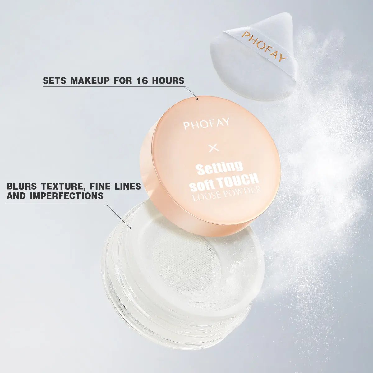 PHOFAY Setting Soft Touch Loose Powder – Airy Matte Finish Everware Hub