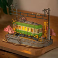 Rolife Sakura Journey Tram Car 3D Wooden Puzzle Toy Everware Hub