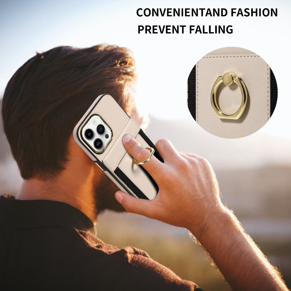 Flexible Ring Phone Case – Shockproof Soft Cover with Built-in Stand & Camera Protection Everware Hub