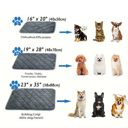 Self-Heating Pet Bed Mat,Thermal Washable Cat & Dog Pad with Non-Slip Bottom Everware Hub