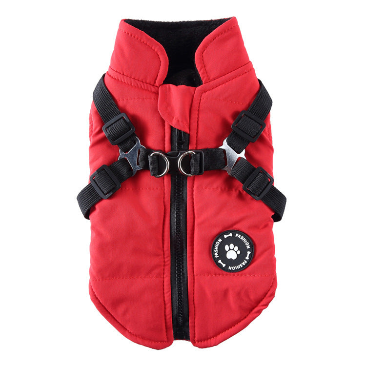 Chest Strap Jacket Cotton-padded Coat Everware Hub