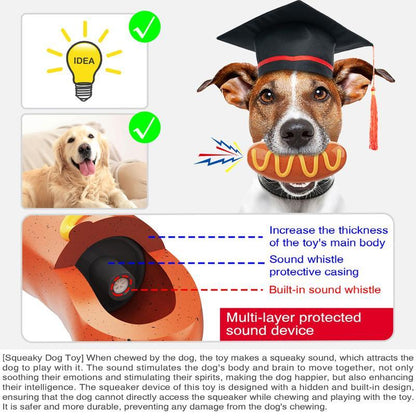 PPOKEl Indestructible Dog Chew Toy,Tough Rubber for Aggressive Chewers Everware Hub