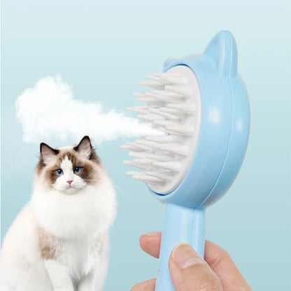 Hair Cleaning Brush With Mist Multifunctional Cat Grooming Brush Rechargeable Self Cleaning Slicker Brush For Pets Dogs & Catsb Pet Products Everware Hub