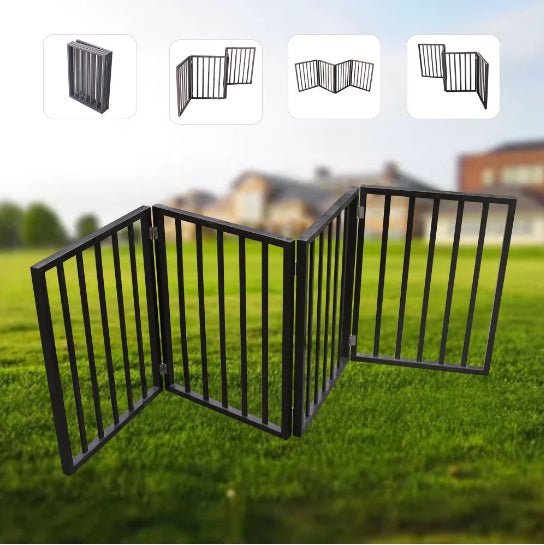 Pet Gate ,Adjustable Dog Gate for Doorways, Stairs & Hallways, Easy Install Safety Barrier Everware Hub