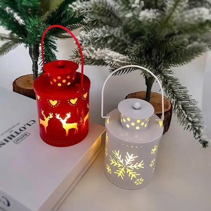 LED Christmas Candle Lanterns, Nordic Style Wind Lights, Electronic Holiday Decorations Everware Hub