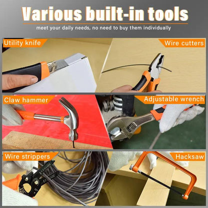 80-Piece Machine Repair Tool Kit, Heavy-Duty Automotive & Home Maintenance Set Everware Hub