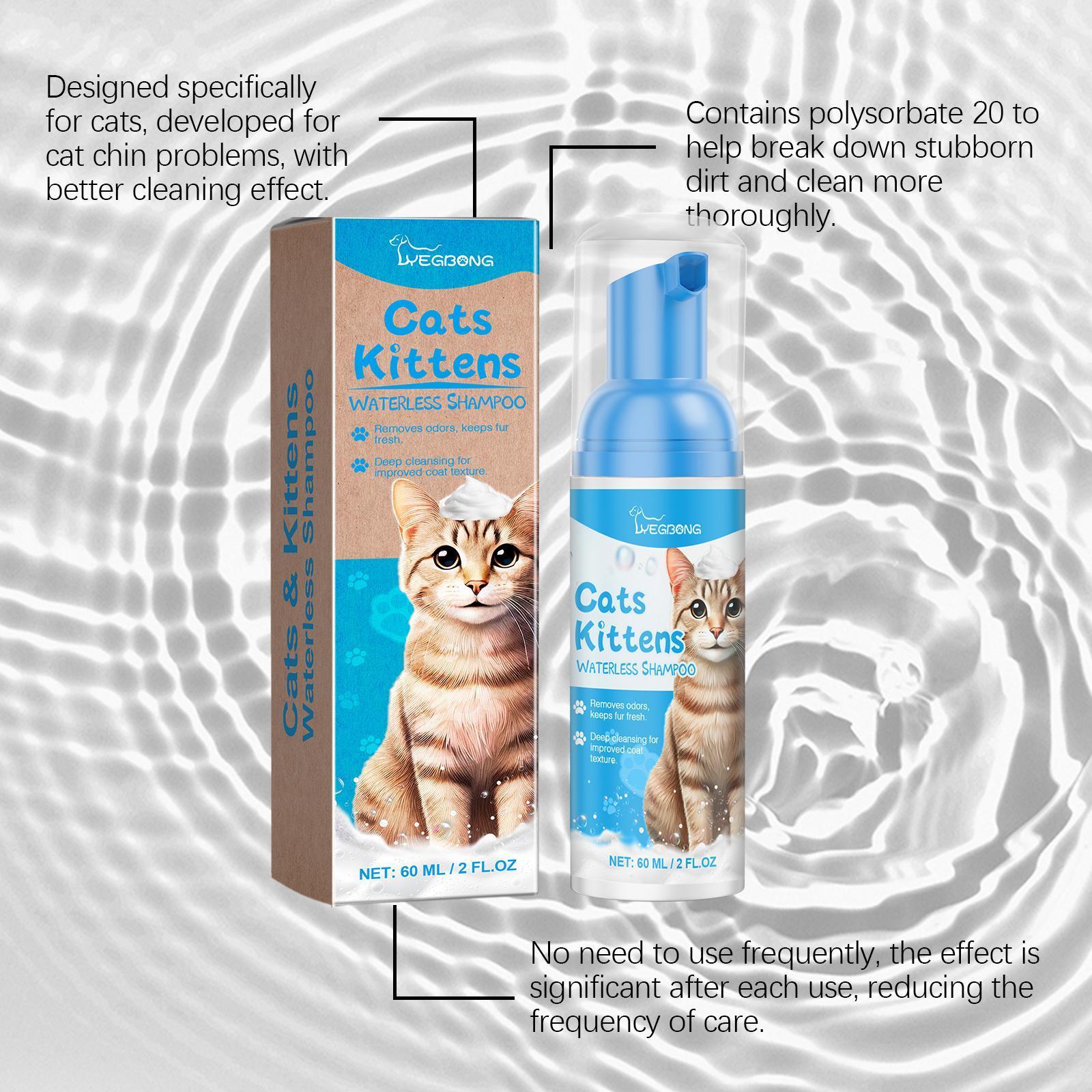 Yegebang Cat Cleaning Mousse Mild Non-irritating Pet Cleaning Foam Everware Hub