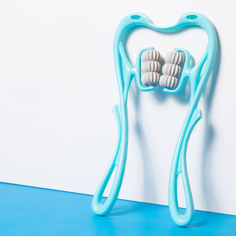 Multifunctional Manual Six-wheel Neck Massager Massage Relieve Roller Massage Tool Everware Hub