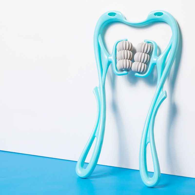 Multifunctional Manual Six-wheel Neck Massager Massage Relieve Roller Massage Tool Everware Hub