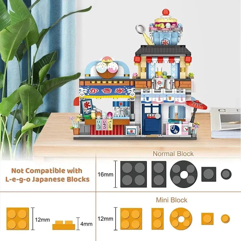4 PACK Brick Building Set For Kids, 2969 PCS Building Blocks Kit Japanese Street Building Toy Set Gift For 6-15 Years Old Kid And Adult Everware Hub