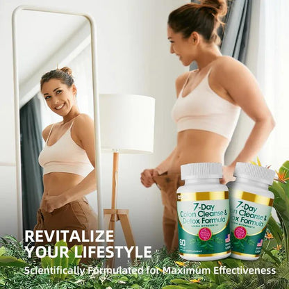 7-Day Colon Cleanse & Detox Formula – Natural Digestive Support Capsules Everware Hub