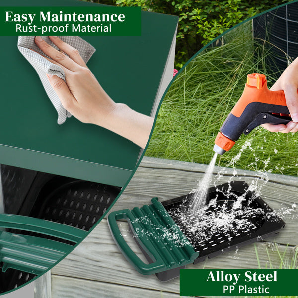 3-Compartment Chicken Feeding Trough, Durable Poultry Feeder for Backyard & Farm Use Everware Hub