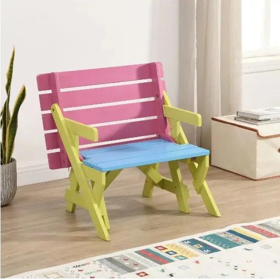 KID'S MULTI-FUNCTIONAL ARM CHAIR,TABLE 2 BENCHES Everware Hub