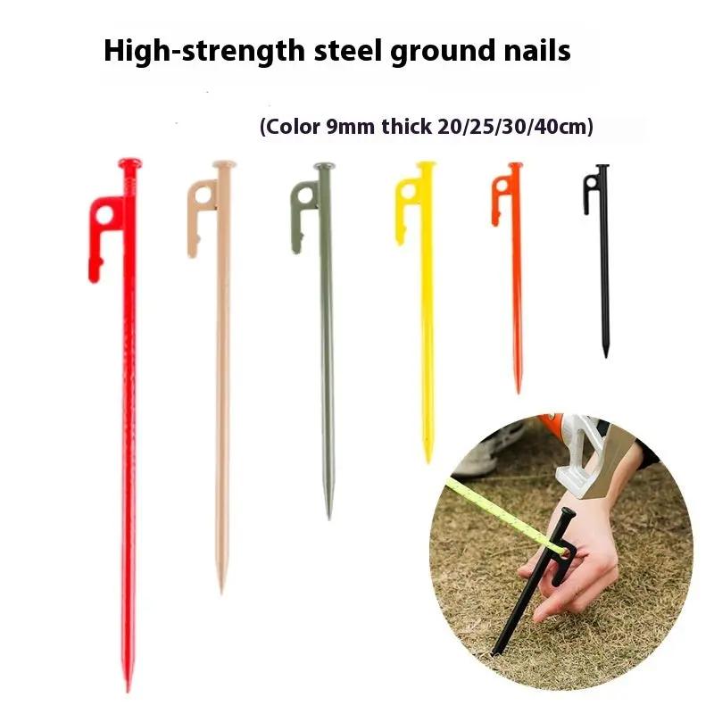 Camping Steel Tent Pegs – Heavy-Duty Ground Stakes Everware Hub