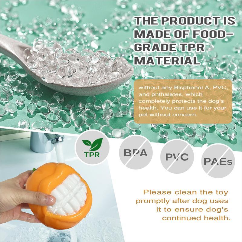 PROKEl Indestructible Squeaky Dog Chew Ball for Aggressive Chewers,Tough Rubber Fetch Toy for Medium & Large Breeds Everware Hub