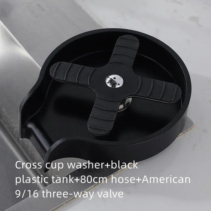 Cup Washer with Sink Attachment ,360° Rinser for Home Bar & Kitchen Counter Everware Hub