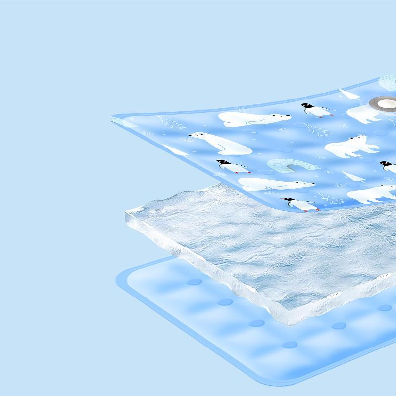 Ice Bear Pet Cooling Pad – Summer Mat for Cats & Dogs | Washable & Portable Cooling Solution Everware Hub