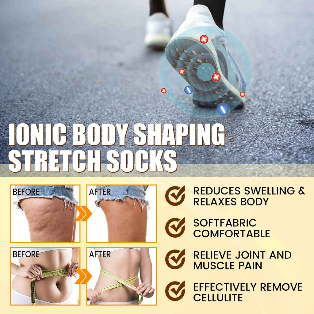 South Moon Ionic Body Shaping Stretch Socks – Non-Slip Sports Socks