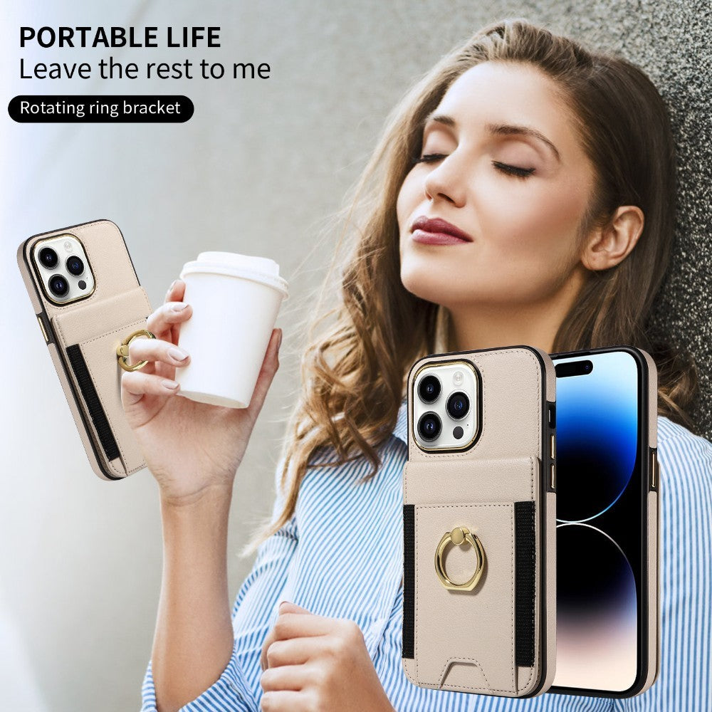 Flexible Ring Phone Case – Shockproof Soft Cover with Built-in Stand & Camera Protection Everware Hub