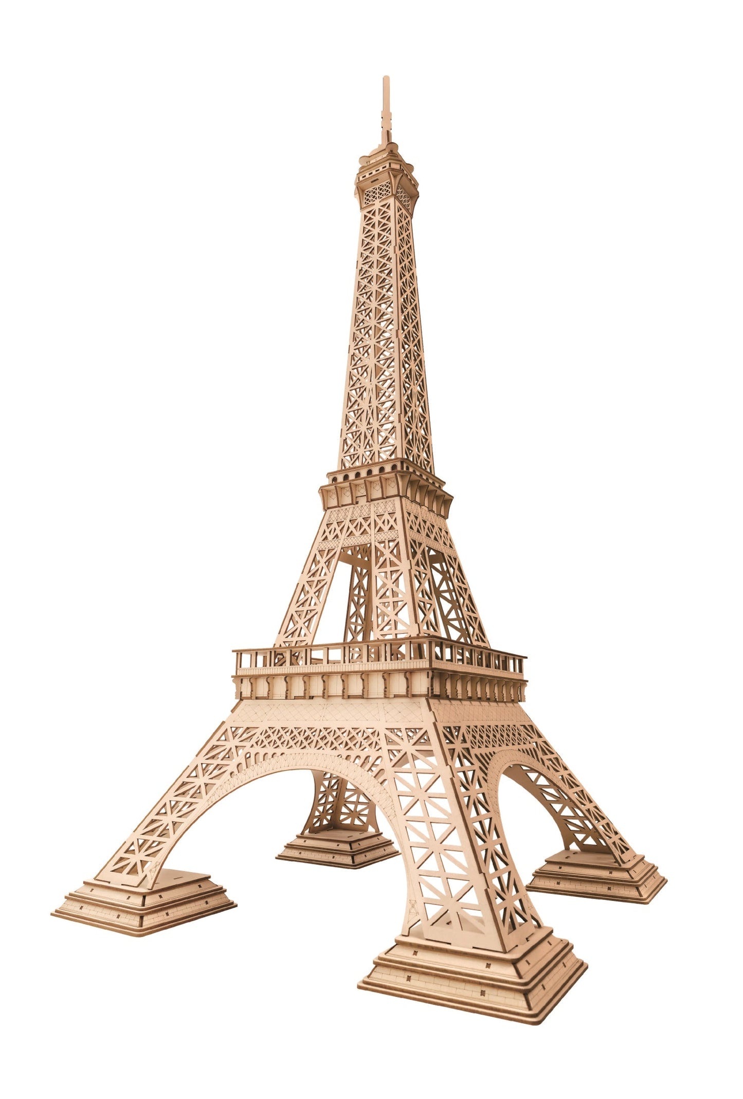 ROBOTIME 3D Wooden Puzzle Eiffel Tower ,DIY Assembly Model Kit Gift for Adults & Teens Everware Hub