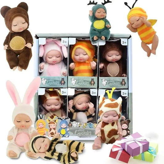 6PCS Princess Doll Gift Set , Holiday & Birthday Gift Box for Girls , Christmas & Halloween Present Everware Hub