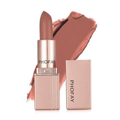 PHOFAY Matte Lipstick ,Waterproof, Long-Wearing, Ceramide-Infused Matte Everware Hub