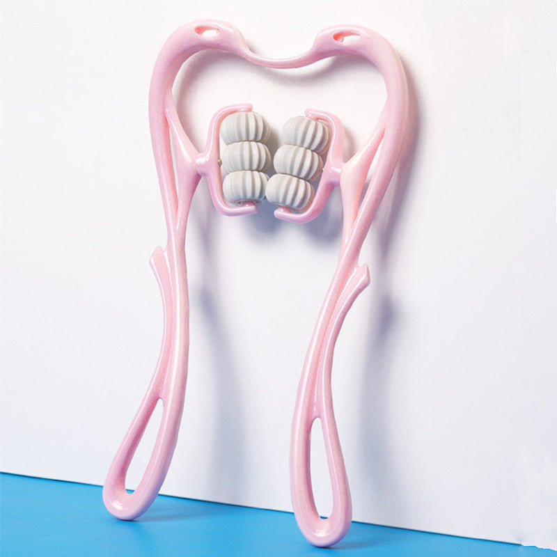 Multifunctional Manual Six-wheel Neck Massager Massage Relieve Roller Massage Tool Everware Hub