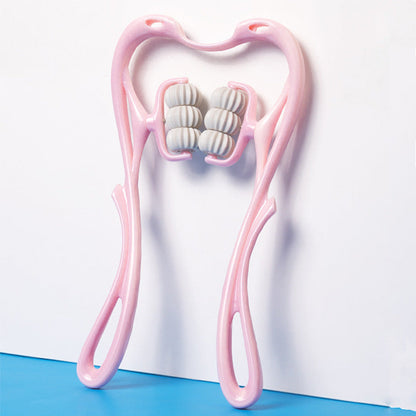 Multifunctional Manual Six-wheel Neck Massager Massage Relieve Roller Massage Tool Everware Hub