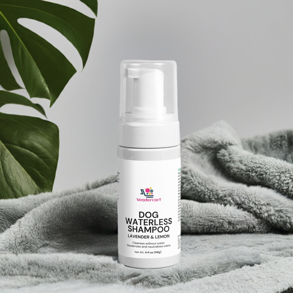 Dog Waterless Shampoo  No Rinse, Easy Clean Coat Formula For Pets Everware Hub