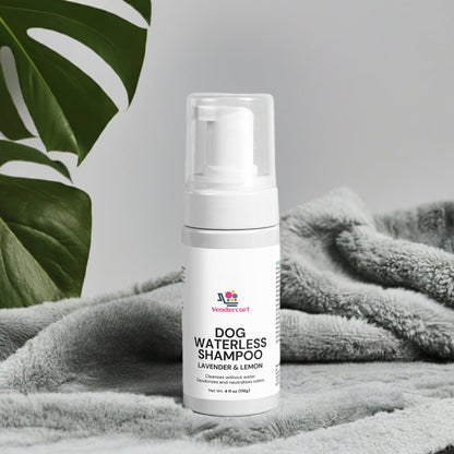 Dog Waterless Shampoo  No Rinse, Easy Clean Coat Formula For Pets Everware Hub