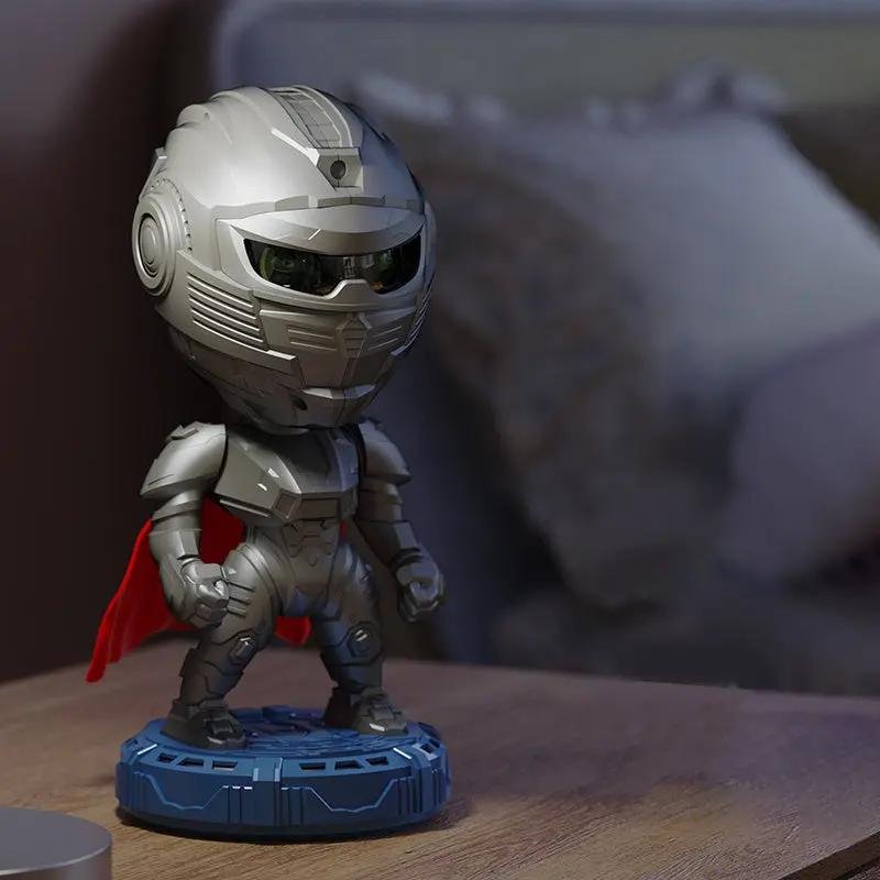 Mecha Samurai Starry Sky Night Light – Customizable Kids Room Lamp Everware Hub