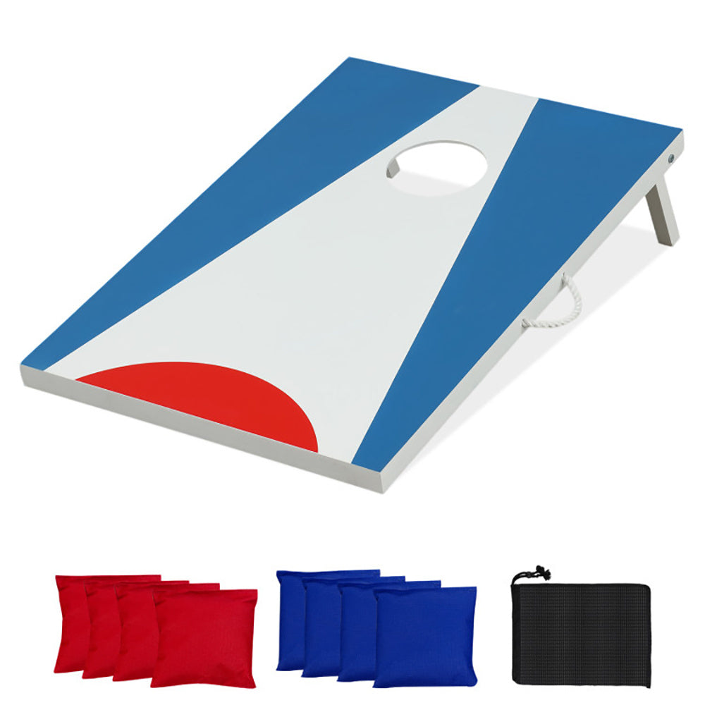 Portable Cornhole Board with Foldable Legs & Side Handle ,Lightweight Outdoor Game Set Everware Hub